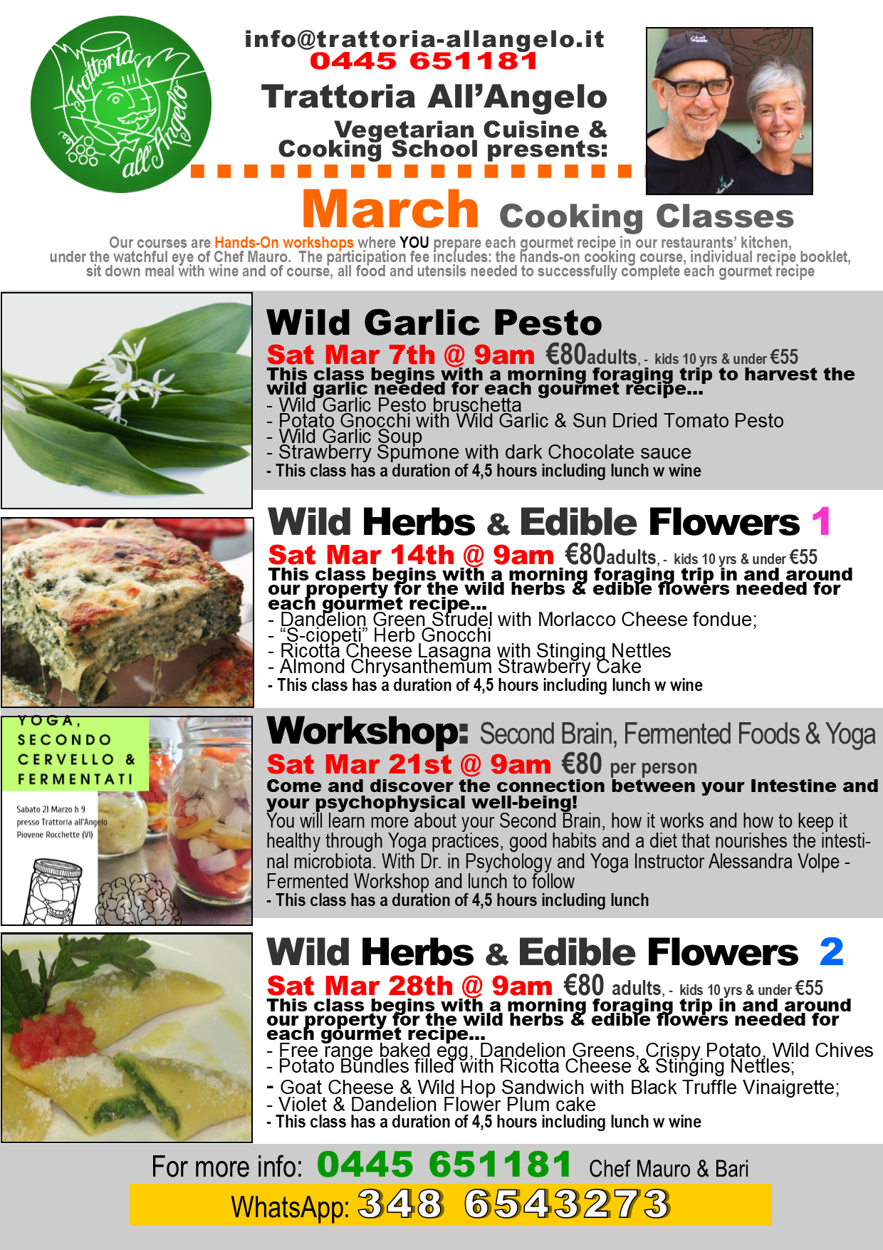 march courses