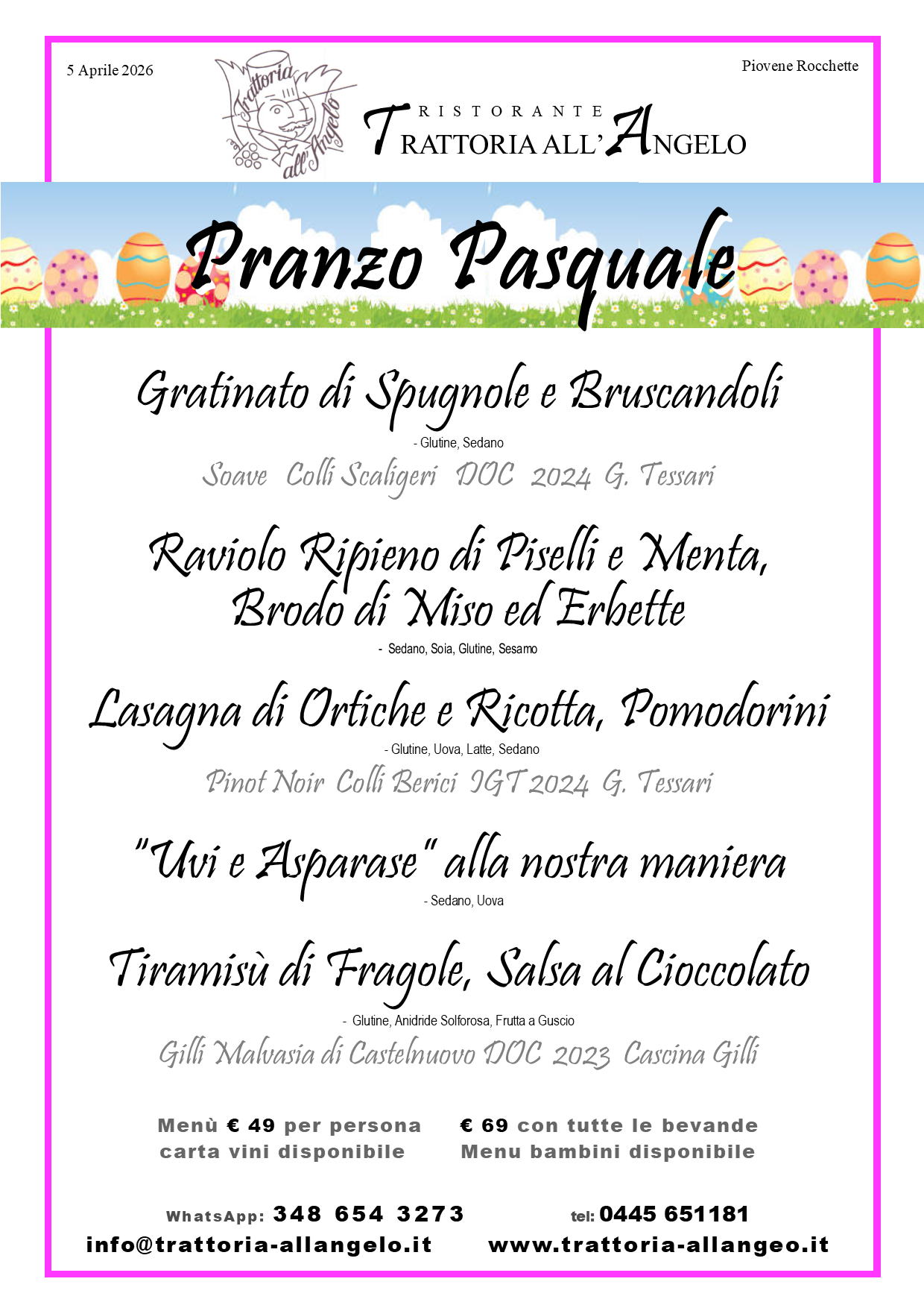 Pranzo Pasquale