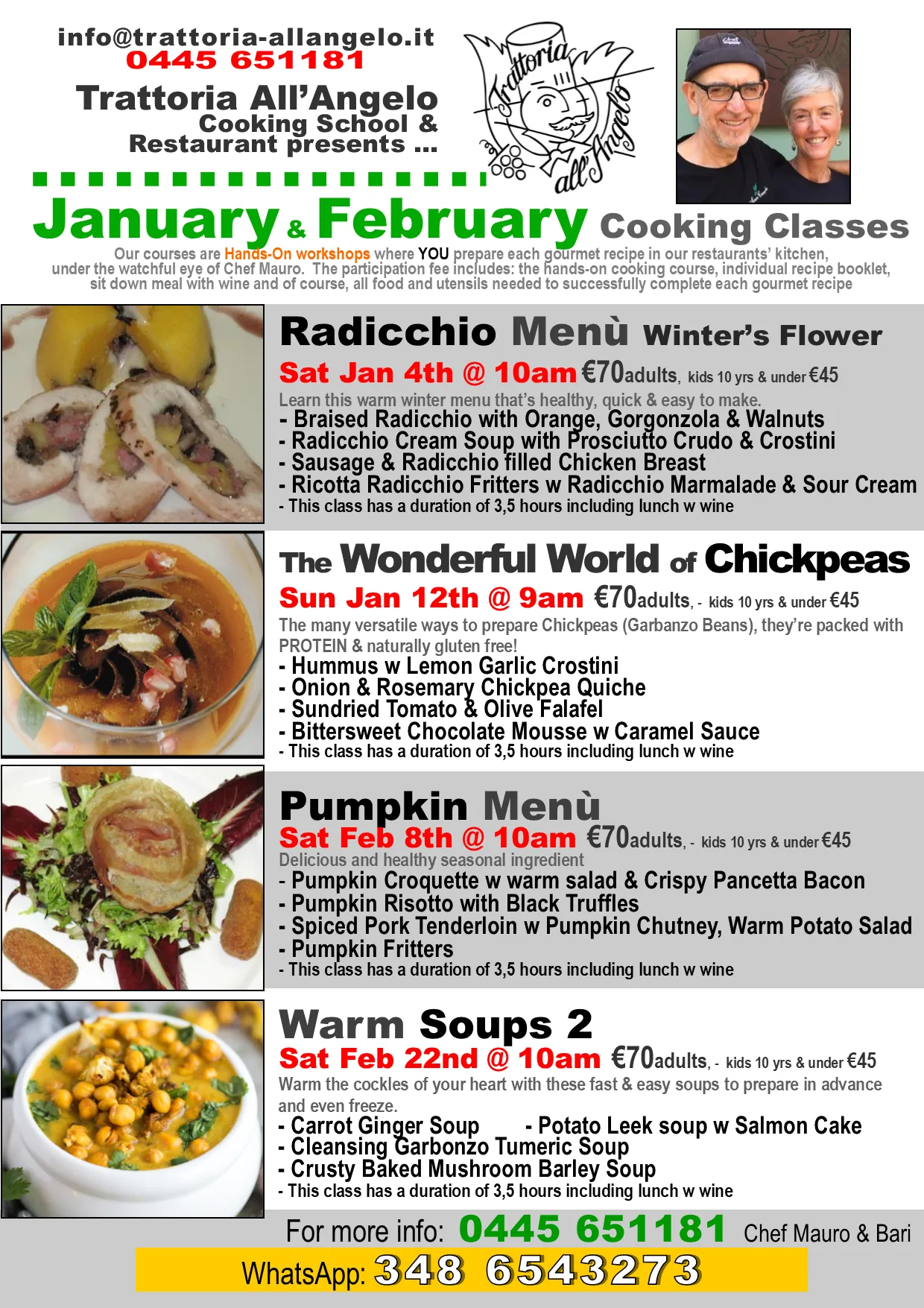 course January and February